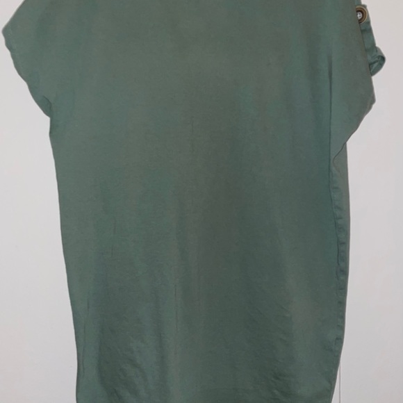 Asos Camo green, double breasted pockets, blouse size 2 - Picture 6 of 9